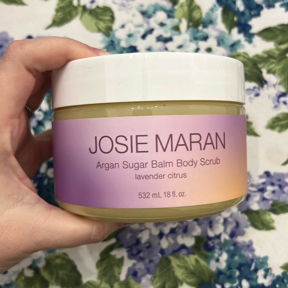 Josie Marian Argan Sugar Balm Body Scrub Lavender Citrus